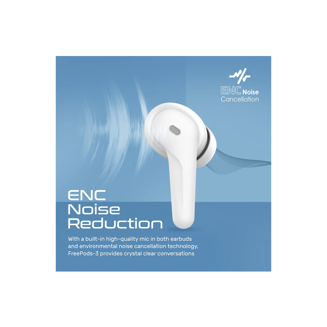Promate FreePods-3 High Definition ENC Earphones With IntelliTouch in Qatar Promate FreePods-3 High Definition ENC Earphones With IntelliTouch in Qatar